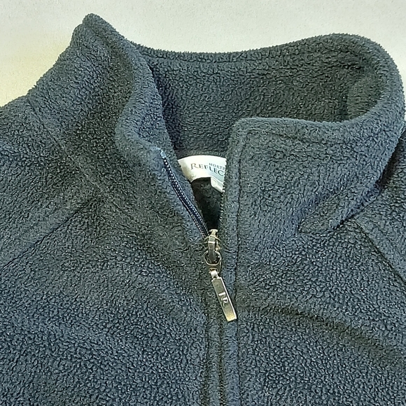 Northern Reflections Fleece Black Zip up Sweater Light Weight Jacket, large - Picture 4 of 10